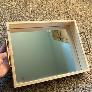 Mirrored decorative tray